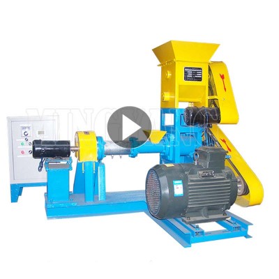 China Manufacturer Floating Fish Feed Extruder Dog Cat Pet Food Making Machine For Sale