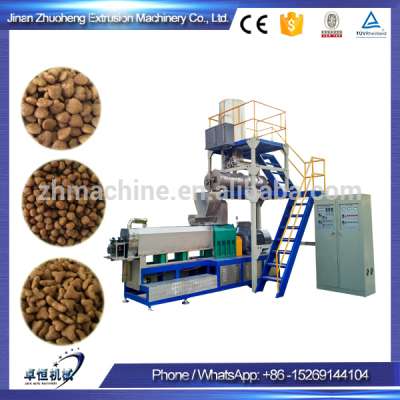 Kibble food for dogs and cats pet food making machinery